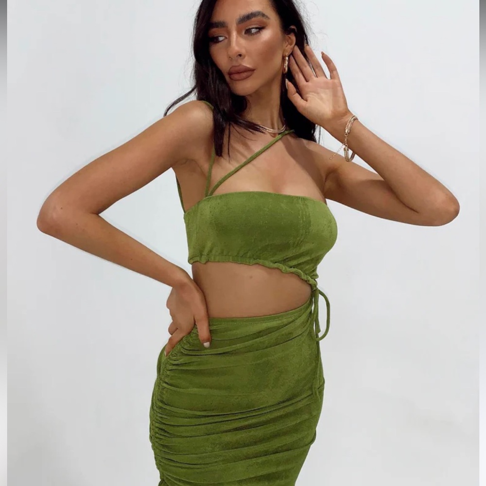 Princess Polly Green Imelda Mini Dress - SOLD OUT ONLINE!